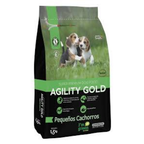 Mr. Odin - Agility Gold Verde Pqñ.Cach X 1.5 Kg